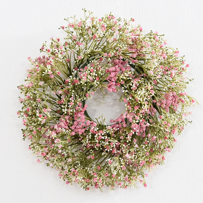 Домашние цветы цветы искусственные Gypsophila гирлянда имитация поддельный цветок Свадебный дом гостиная украшения комнатное растение стены материал подвеска дверь украшения