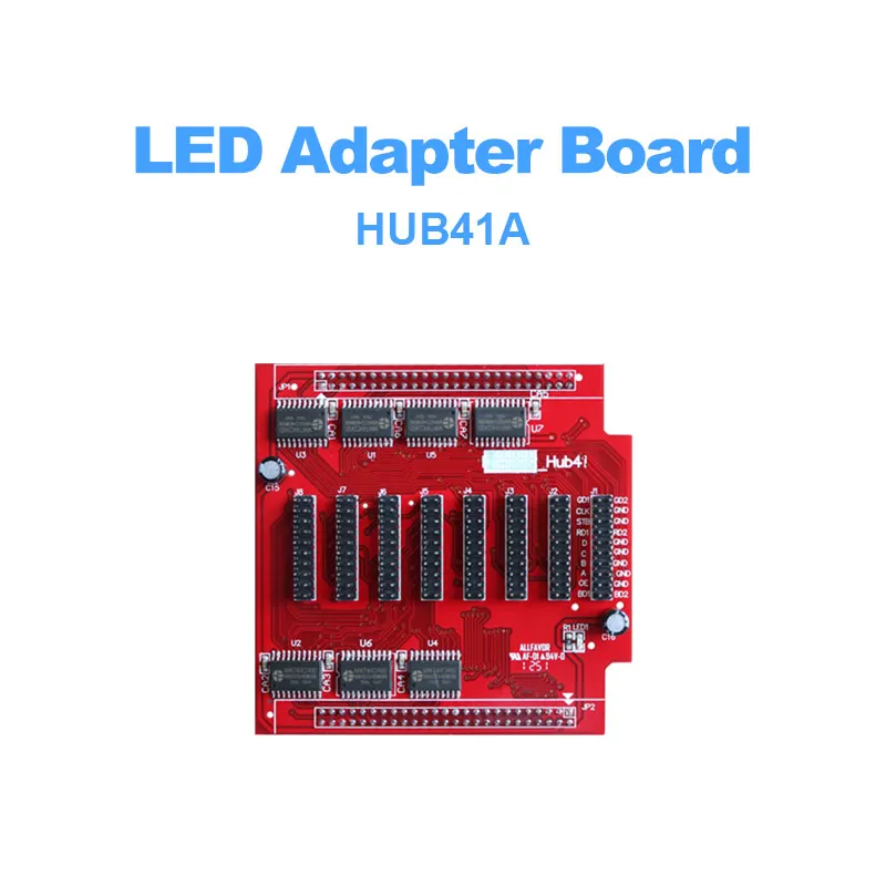 Плата адаптера adpter plate conversion card Hub41 (красный) с портом 8 * hub41 для светодиодного