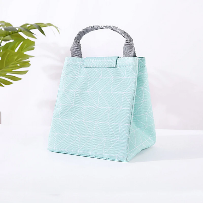 Модная Портативная изолированная сумка для обеда из ткани Оксфорд Термосумка