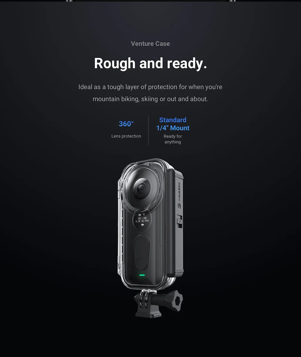 Экшн-камера Insta360 ONE X Спортивная камера 5,7 K видео VR 360 Wifi для iPhone/Android с литиевой батареей спортивные путешествия