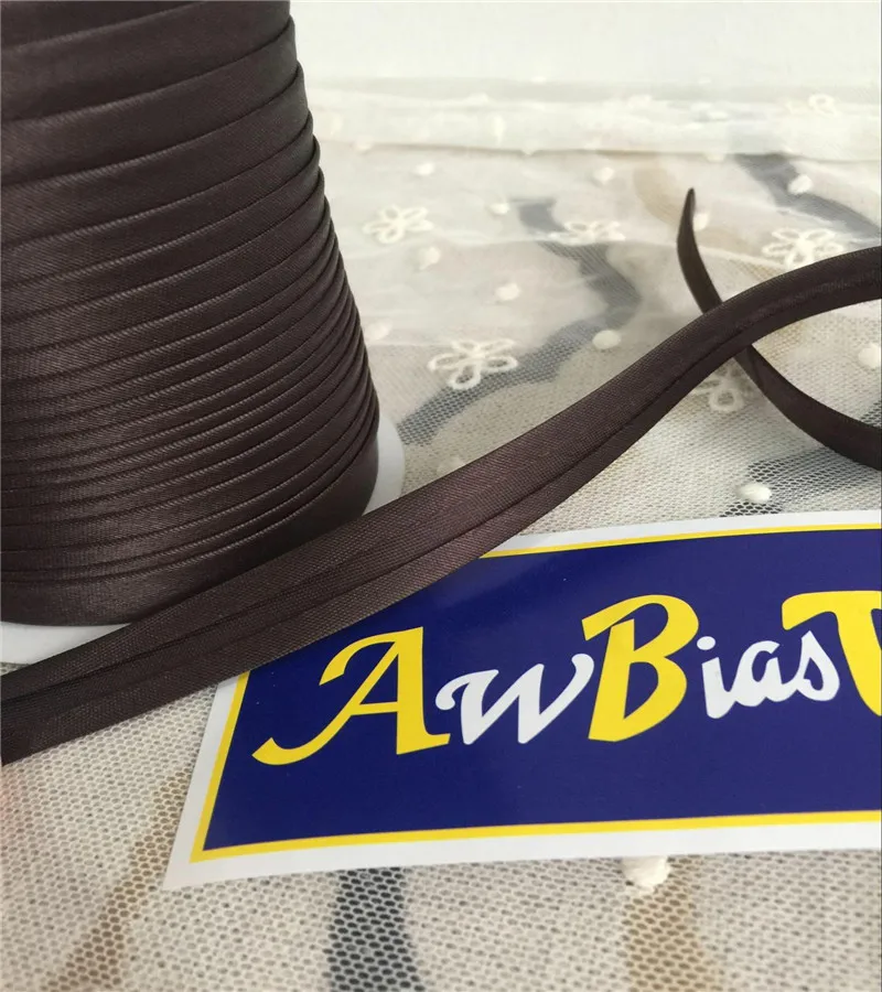 5/"(15 мм) X25Yards/карта атласная косая лента, AW бренд ручной работы для пошив одежды «сделай сам» и обрезки