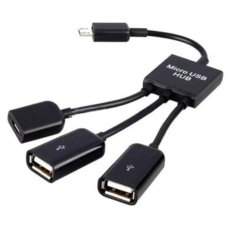 Smart 3 в 1 micro usb otg hub синхронизации данных зарядный кабель адаптера для samsung galaxy s4 s3 tab