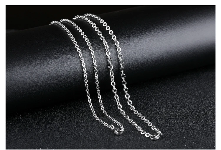 Гравировка влюбленных ожерелье из нержавеющей стали прямоугольная подвеска