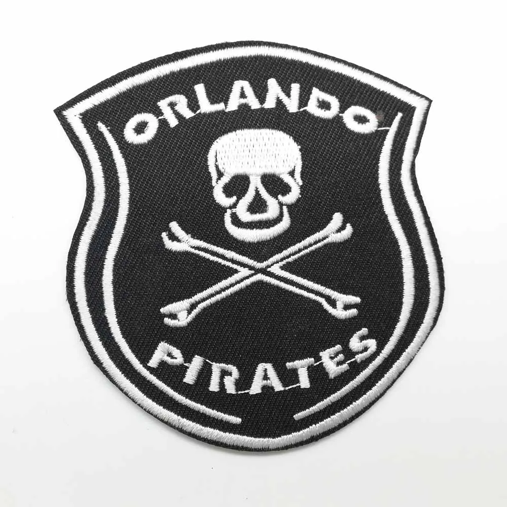 Плохие вышитые тканевые нашивки с надписью череп пират утюгом для одежды девочек