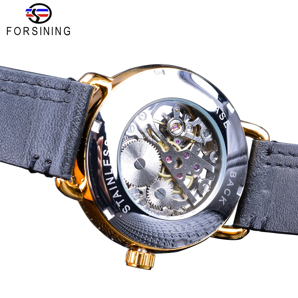 Часы наручные Forsining Мужские механические Классические брендовые роскошные