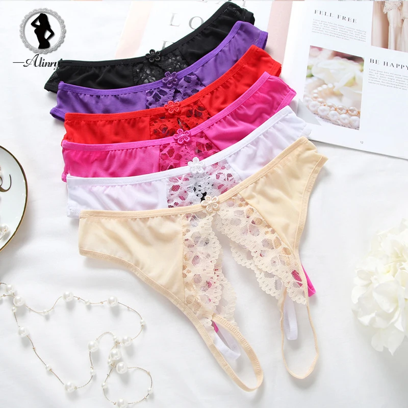 ALINRY сексуальное женское белье трусики кружевные эротические женские открытые