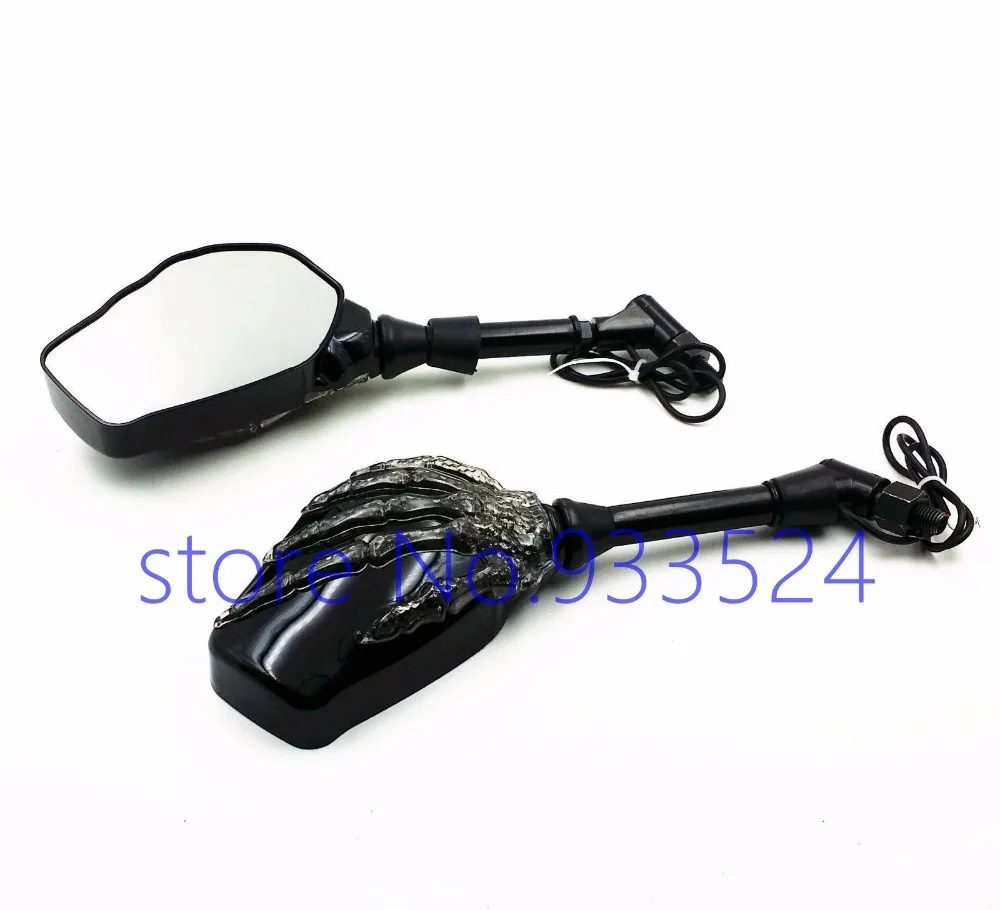 Встроенный светодиодный зеркальный указатель поворота для Honda Shadow VT VTX CBX CB CBF Rebel