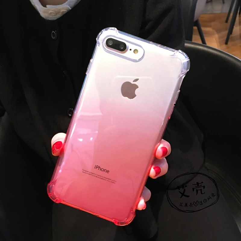 Противоударный мягкий прозрачный чехол Gasbag для iphone XS MAX XR X 7 8 6 6S Plus 5 фотоэлементов