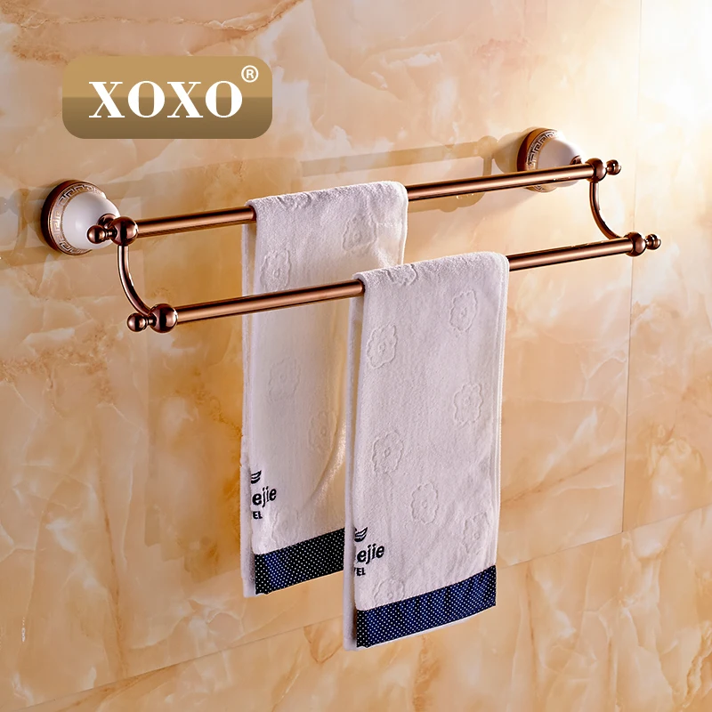 Вешалка для полотенец держатель сделано из твердой латуни с золотой отделкой