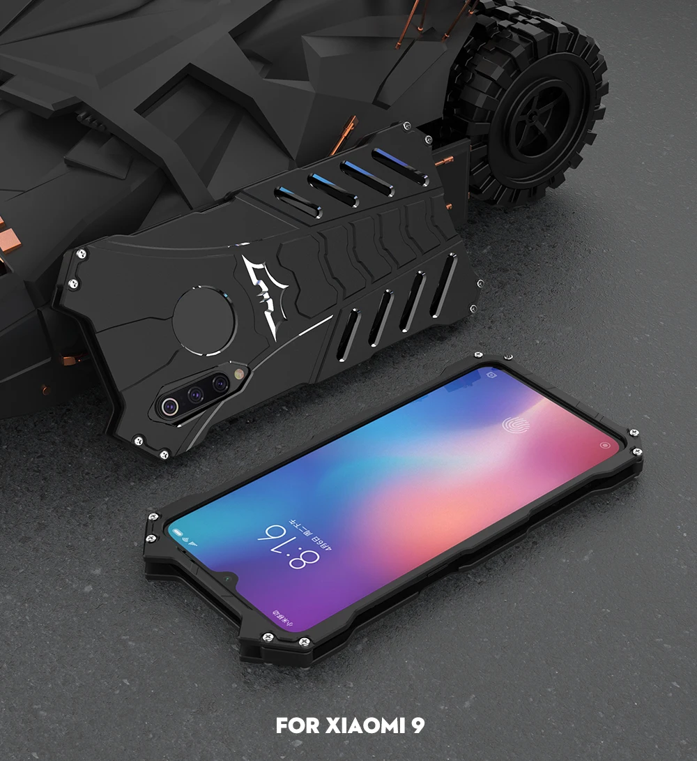 Алюминиевый бронированный чехол с Бэтменом для Xiaomi mi 9 SE Pro mi 8 Lite Explorer mi 6 Plus 6X 5S 5C Чехол с Железным человеком чехол для телефона