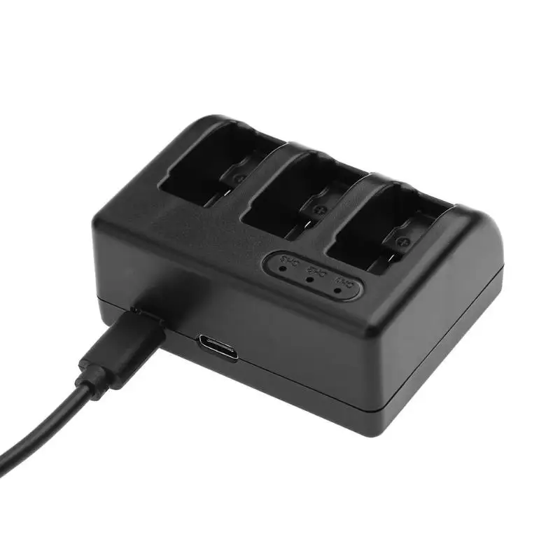 3 в 1 USB Смарт зарядное устройство адаптер со светодиодным индикатором для Gopro 5/6