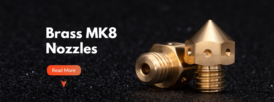 Trianglelab высокое качество латунь MK8 насадка для 3D принтеров hotend 1,75 мм нить j-головка cr10 тепловой блок ender3 hotend m6 резьба