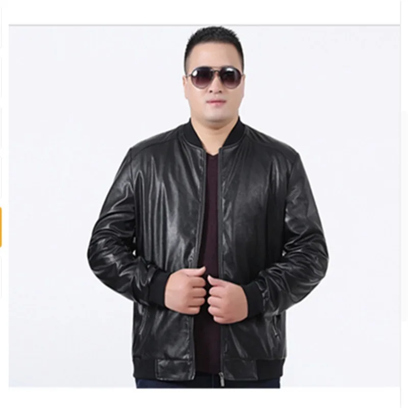 Большие размеры 10xl 8xl 6xl 5xl 4xl осенне-зимняя мужская кожаная куртка брендовая одежда мотоциклетная куртка качественное мужское кожаное пальто для мужчин