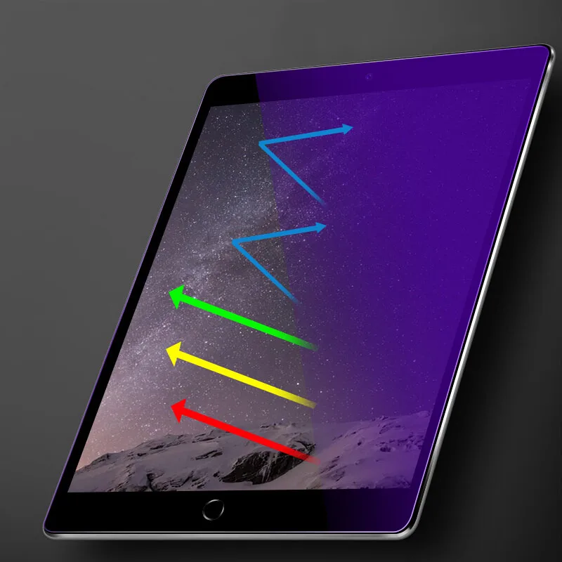 2.5D полное покрытие анти синий луч протектор экрана для Apple iPad Mini 1 2 3 4 7,9 закаленное стекло для Apple iPad 9,7 пленка