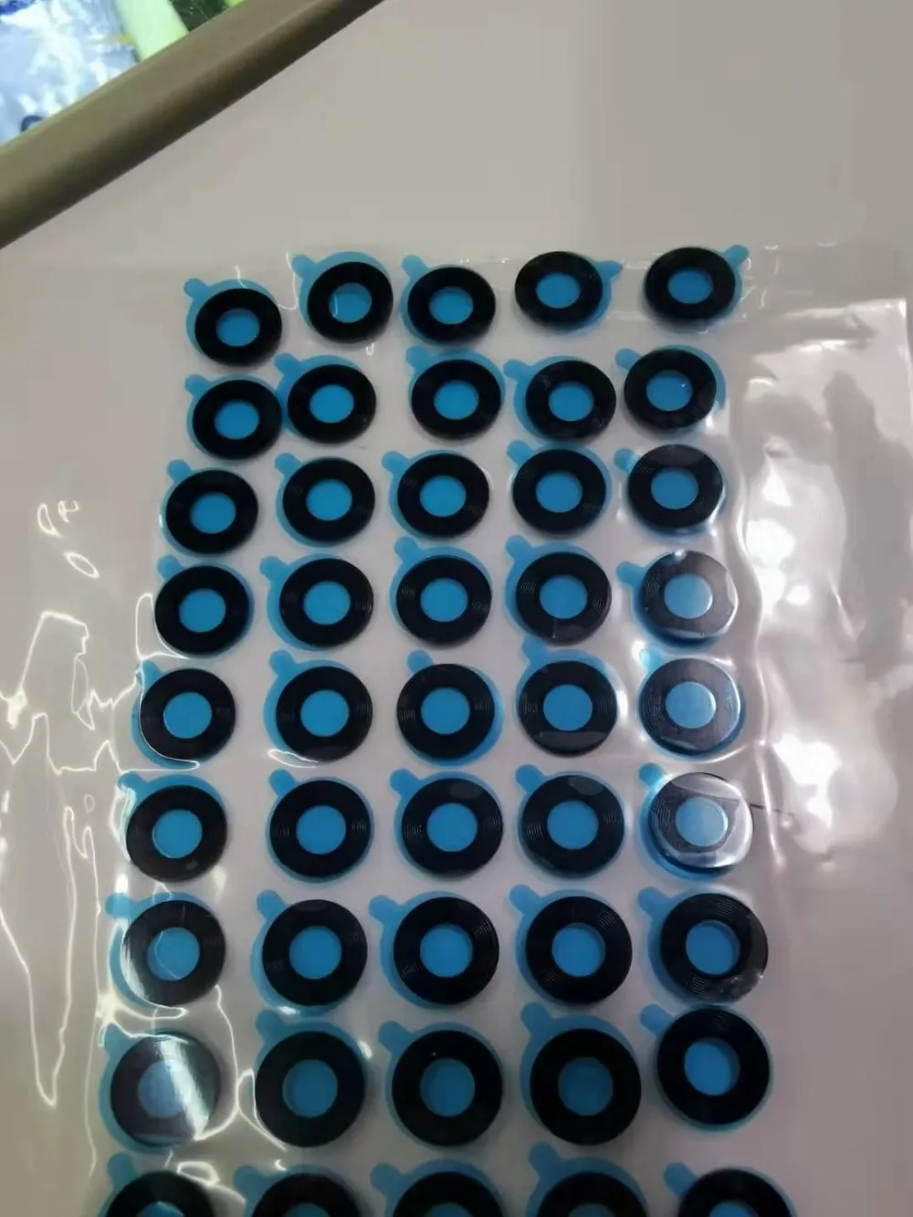 Оригинальная Задняя стеклянная крышка объектива камеры 2 шт. с клейкой лентой для