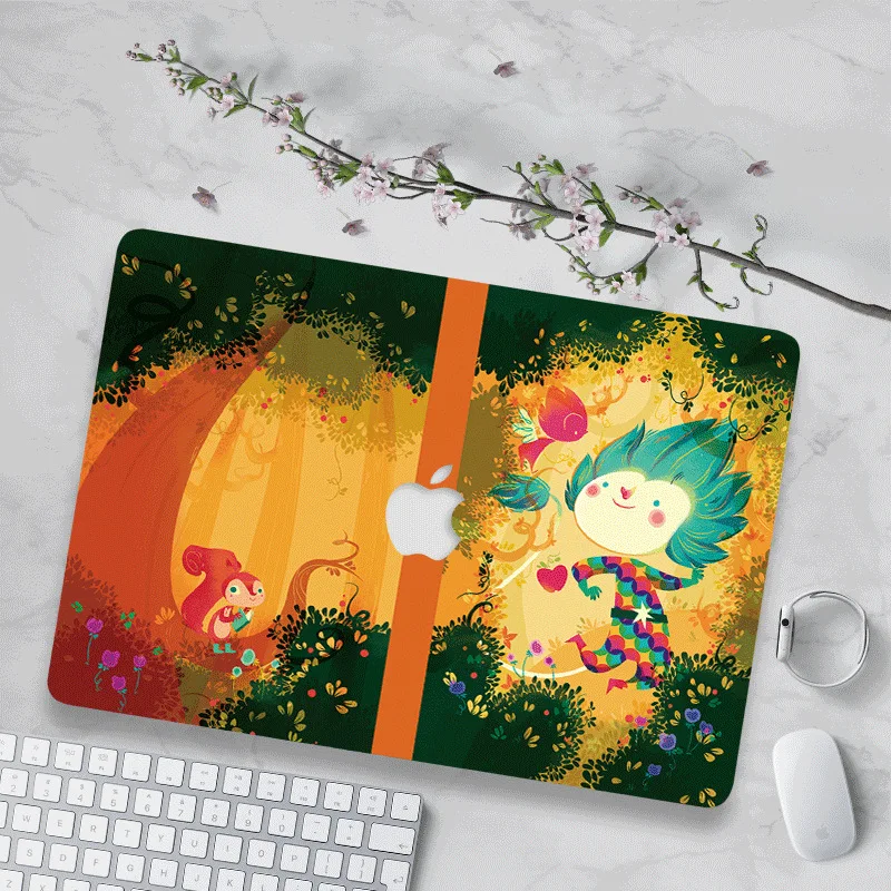 LoliHippo мультфильм серии защитный футляр для ноутбука Apple Macbook Air Pro 11 12 13 15 дюймов Touch