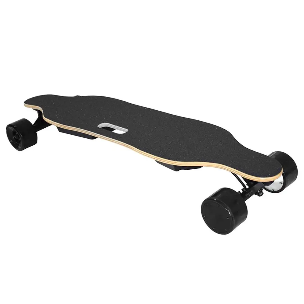 With Remote Control SYL-06 Электрический скейтборд 4.4AH скорость 35 км/ч с пультом дистанционного управления 600Wx2 мотор 4400 мАч батарея 15-18 км Расстояние Максимальная нагрузка 120 кг - Цвет: With Remote Control