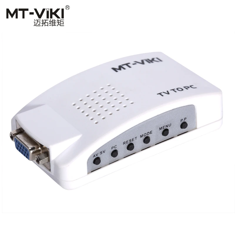 Конвертер MT-VIKI от телевизора к ПК CVBS компонентам конвертер AV VGA часы ТВ на