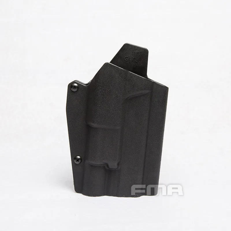 BLACK FMA тактическая поясная кобура для быстрого извлечения оружия G17L с SF светильник-Подшипник кобура BK/DE/FG - Цвет: BLACK