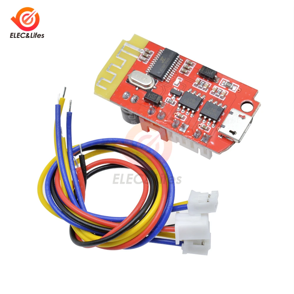 Плата усилителя цифровой аудио с Bluetooth 4 2 плата микро-USB стерео 5 Вт + динамик для