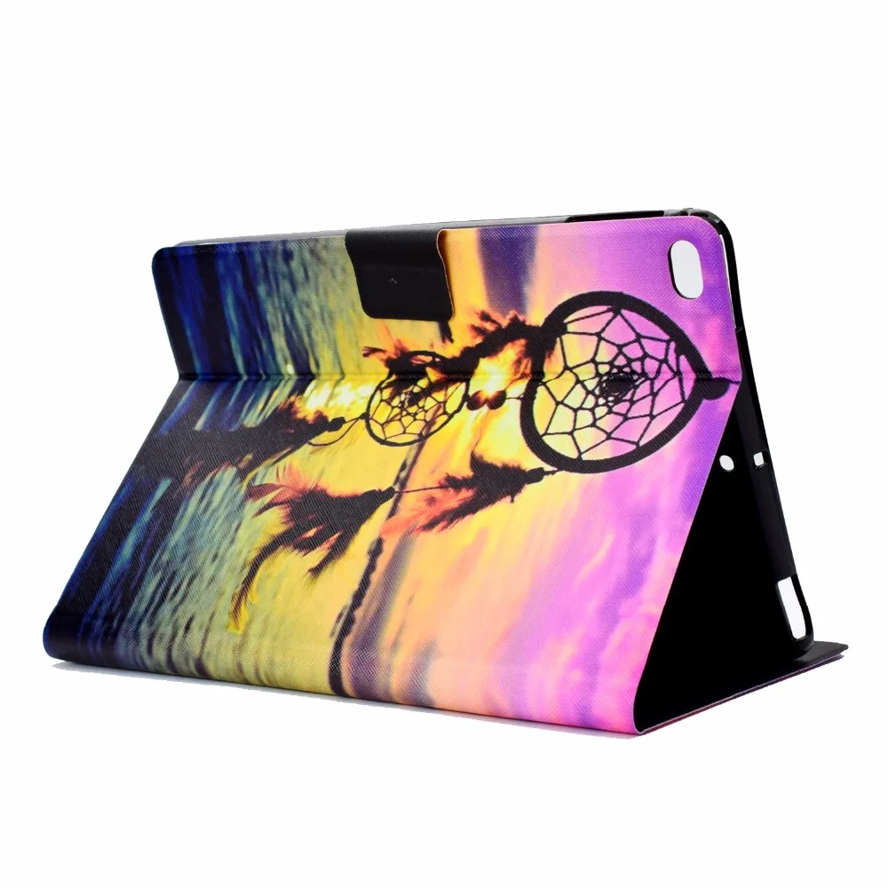 Премиум кожаный модный умный чехол с рисунком для Apple iPad 9,7 Air 1 2 5th 6th Generation, мягкий силиконовый чехол Fanda