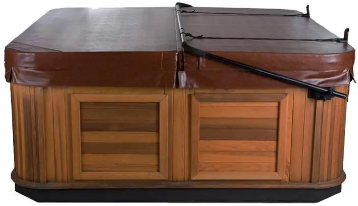 

HOT TUB SPA COVER LIFTER Powder Coated Cabinet Mounted inc Swim Spa Cover Easy Lifter