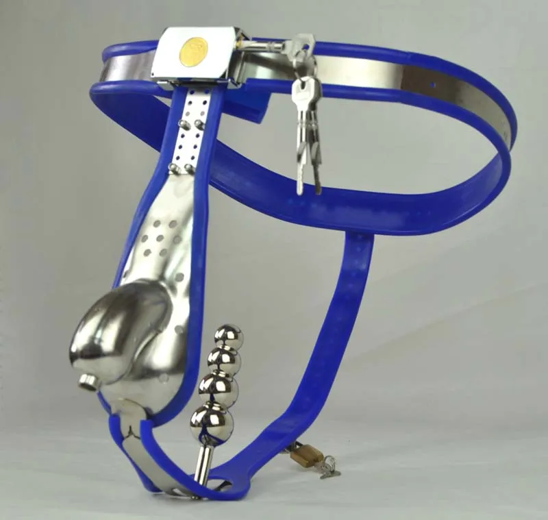 Мужская модель T полностью регулируемый пояс верности из нержавеющей стали