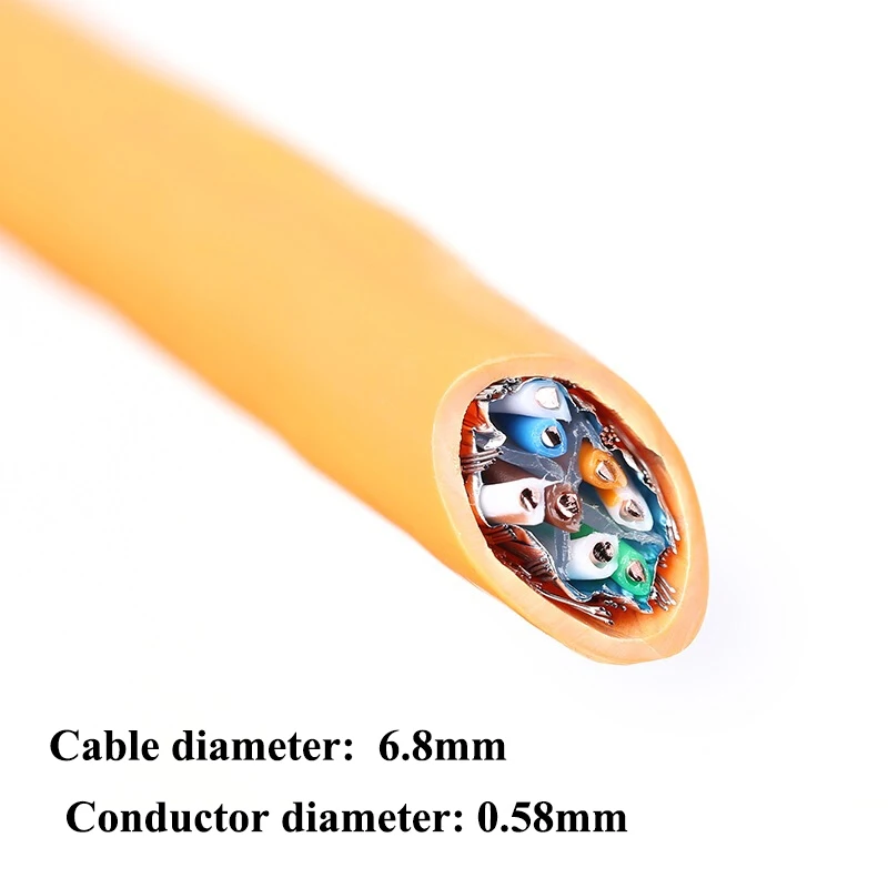 Choseal 30th юбилей QS6165C сетевой кабель двойной Экранирование витая пара для RJ45
