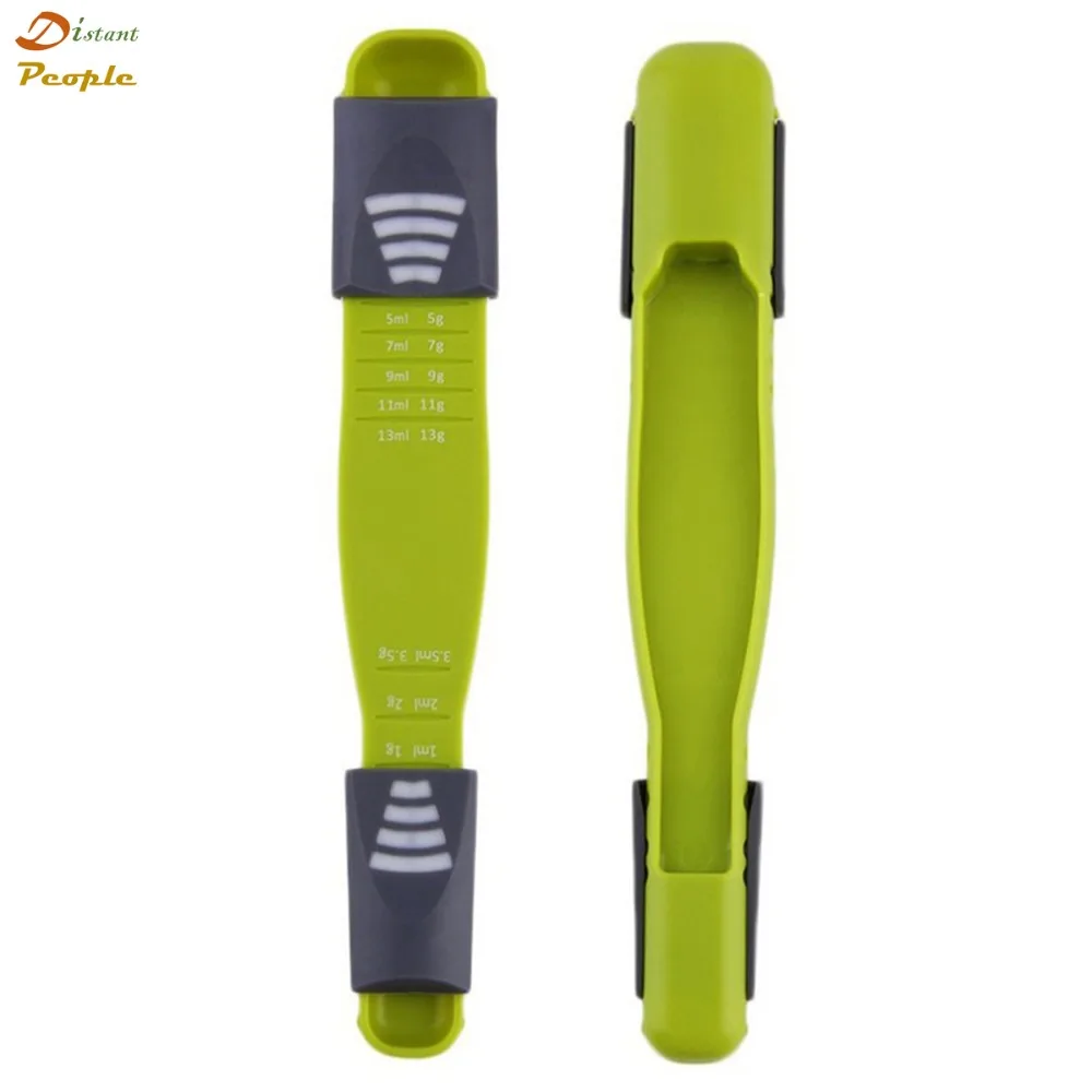 Мерная Ложка двойной конец восемь киосков Регулируемая измерительная