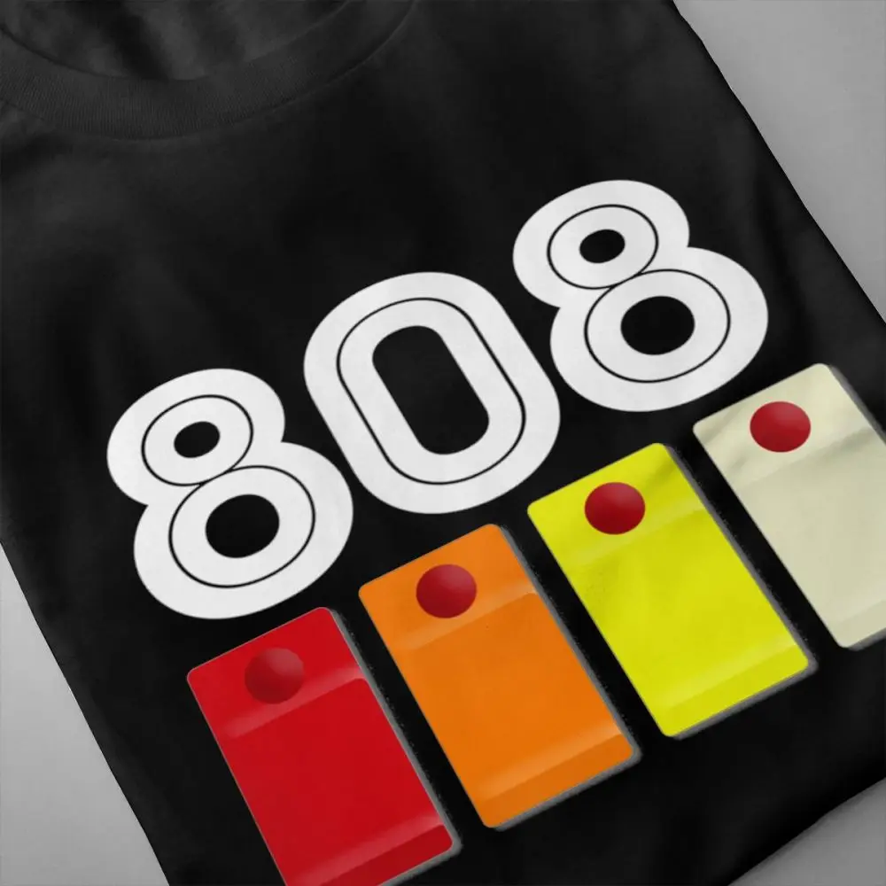 Roland 909 808 303 Классическая Synth барабанная футболка с 3D-принтом короткий рукав