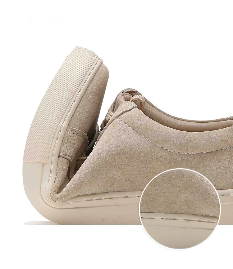 Fashion Breathable Men Casual Shoes Spring Autumn Leather Flats Hot Sale High Quality Platform Lace Up Male 3810 | Обувь