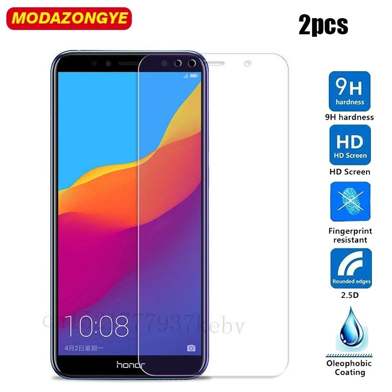 2 шт закаленное стекло huawei Honor 7C защита экрана huawei Honor 7C AUM-L41 стекло huawei Honor 7C AUM-L41 Русская версия 5,7" - Цвет: Прозрачный
