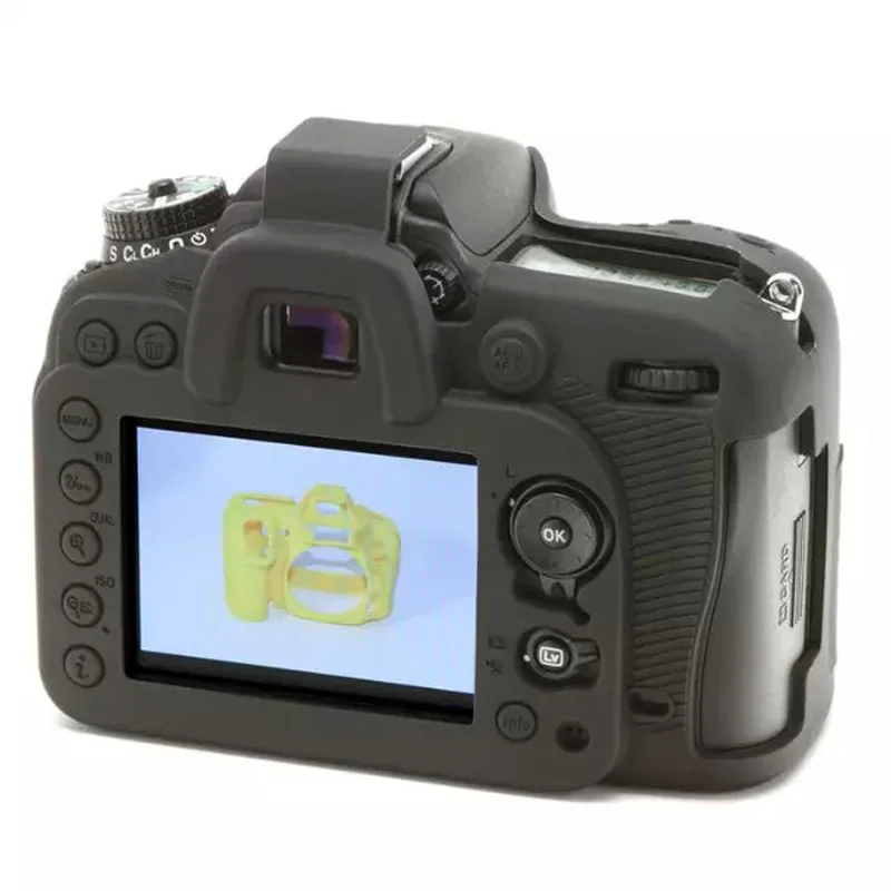 Красивый мягкий силиконовый чехол для камеры Nikon D7200 D7100|cover case skin| |