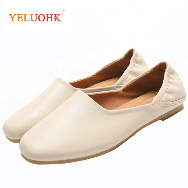 35-44 Flat Shoes Women Large Size 2019 Spring Loafers For Slip On Soft Flats | Обувь