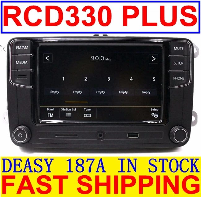 RCD330 Plus RCD510 RCN210 MIB 6 5 Радио MP3 bluetooth плеер для VW Polo Golf Passat B6 B7 CC Tiguan Jetta MK5 MK6|golf player|rcn210