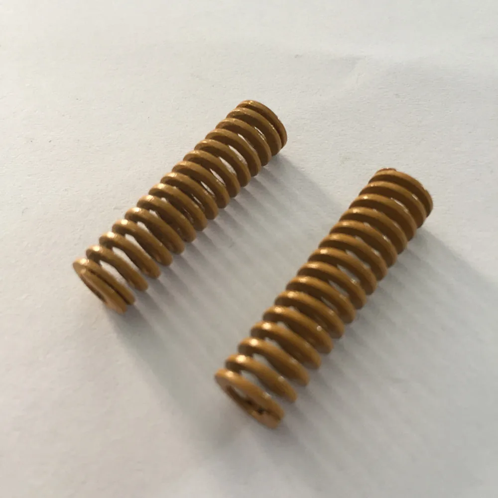

2 шт. желтая Зажигалка компрессионная пружина 6x3x15/20/35/55/65/75/90 мм