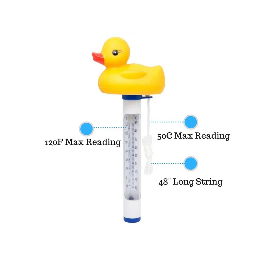 Бассейн спа-джакузи гидромассажная Ванна плавающий термометр с изображением