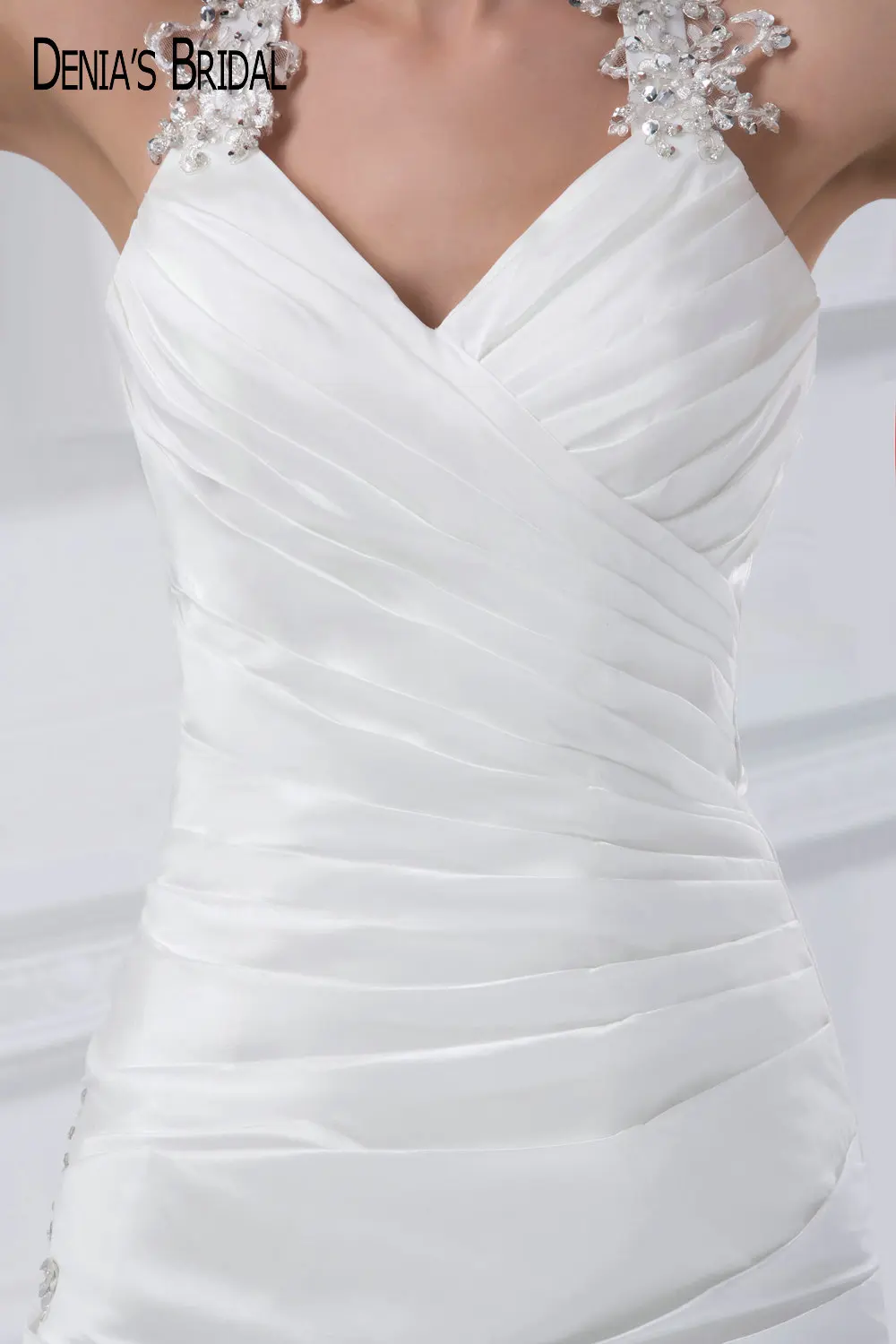 2017 платье А-силуэта с лямкой на шее кружевное Многоуровневое длина до пола |