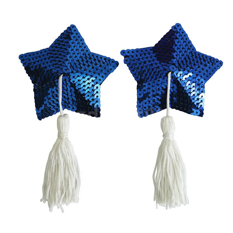 Сексуальные украшения с кисточками в форме блесток звезды 10 пар (20 шт.)