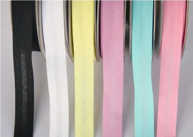 15mm Width Ironed Single Folded Cotton Bias Tape/Bias Binding for Garment, Table Cloth, Quilt, Craft, Sewing, DIY image 6