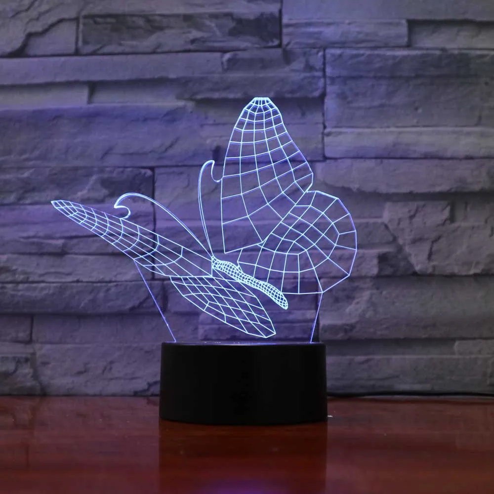 Детская настольная лампа 3D визуальная luminaria de mesa led ночник креативный Veilleuses Pour