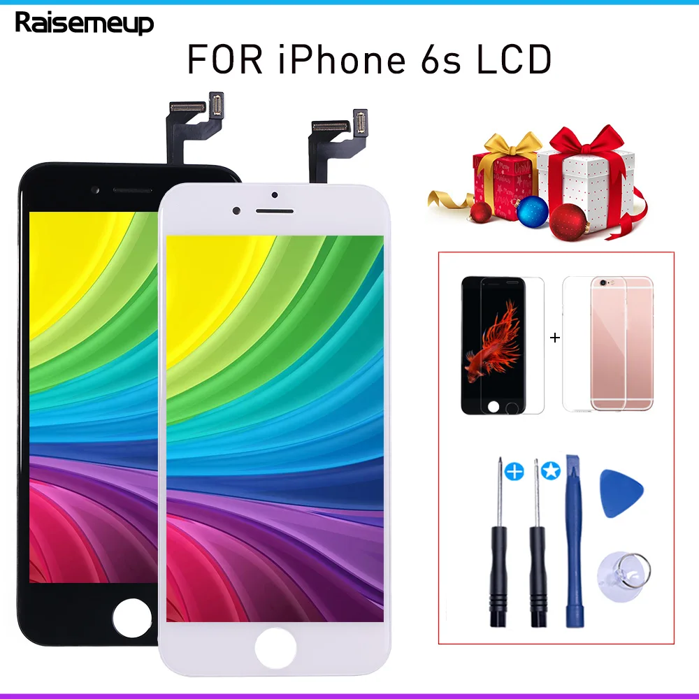 Высококачественный дисплей для iPhone 6S ЖК-экран с 3D сенсорным цифровым