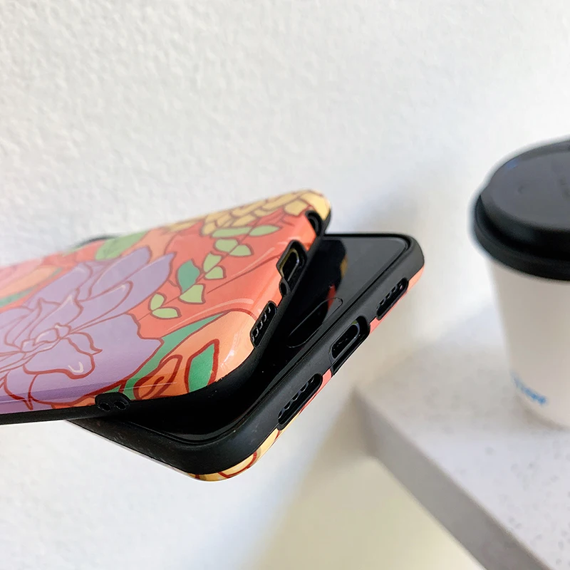 Чехлы для телефонов huawei P30 P20 Pro mate 20 Pro Orange flowes матовый IMD мягкий чехол для Honor 10 Nova 3 3i 4 задние чехлы