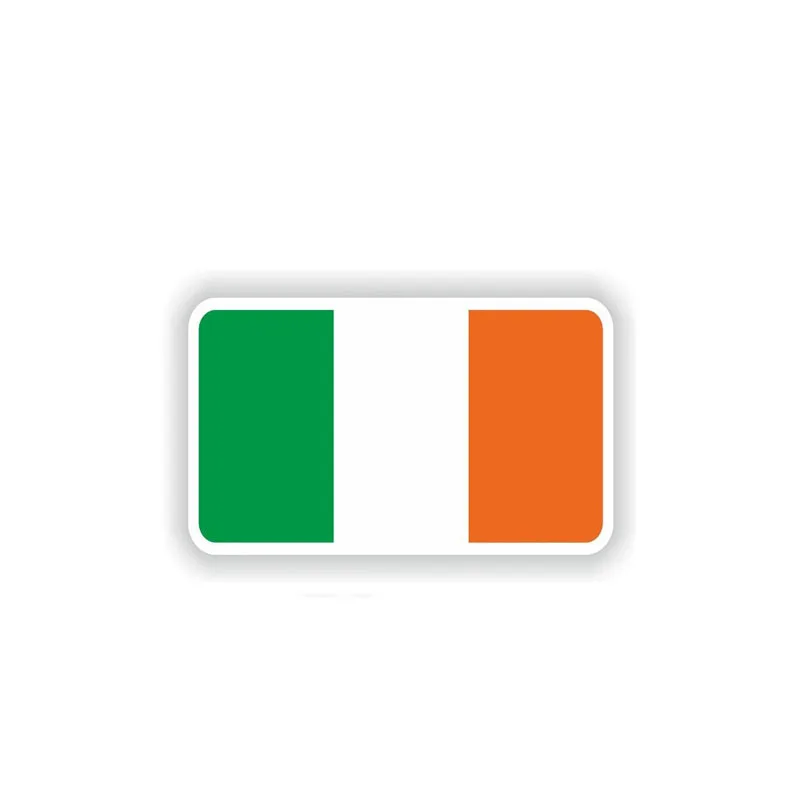 YJZT 10 см* 5,6 см персональные аксессуары для Ireland флаг автомобиля Наклейка на велосипед 6-0429