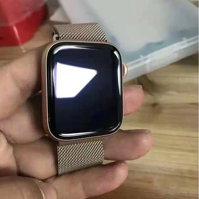 Для Apple Watch Series 4 Жидкий УФ Клей закаленное стекло протектор экрана для Apple Watch 38 мм 40 мм 42 мм 44 мм 2 шт./лот