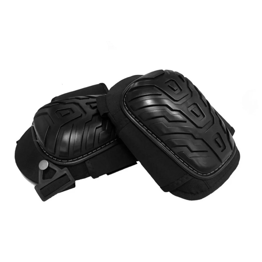 

1 Pair Professional Knee Pads with Adjustable Straps Safe EVA Gel Cushion PVC Shell Knee Pads for Heavy Duty Work