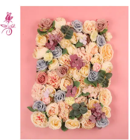 40*60 см DIY свадебный фон искусственный цветок настенная панель Роза Гортензия макет студия окна рождественские вечерние украшения цветок арка - Цвет: 027