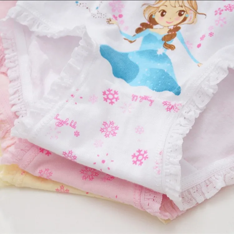 Хлопковые трусики для девочек с героями мультфильма Принцесса Эльза 6