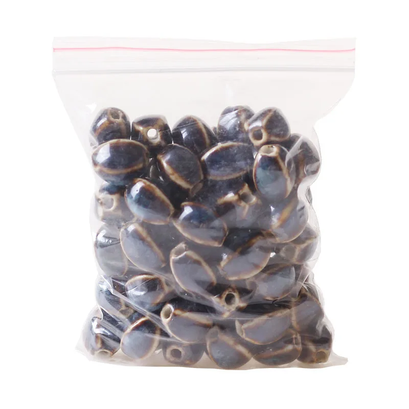 Модные геометрические керамические бусины ручной работы незакрепленные с