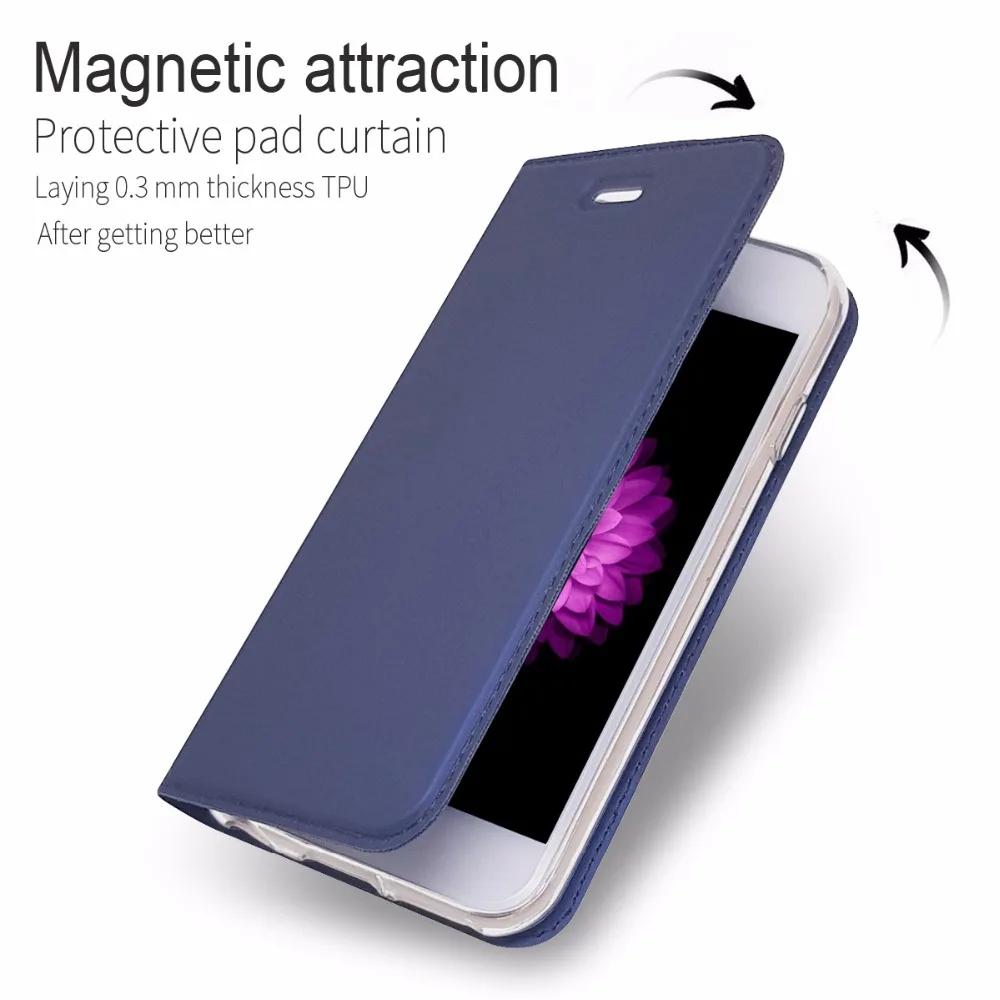 Кожаный чехол-кошелек для Huawei P9 Lite 2017/Honor 8 Lite/P8 2017 откидной Чехол телефона